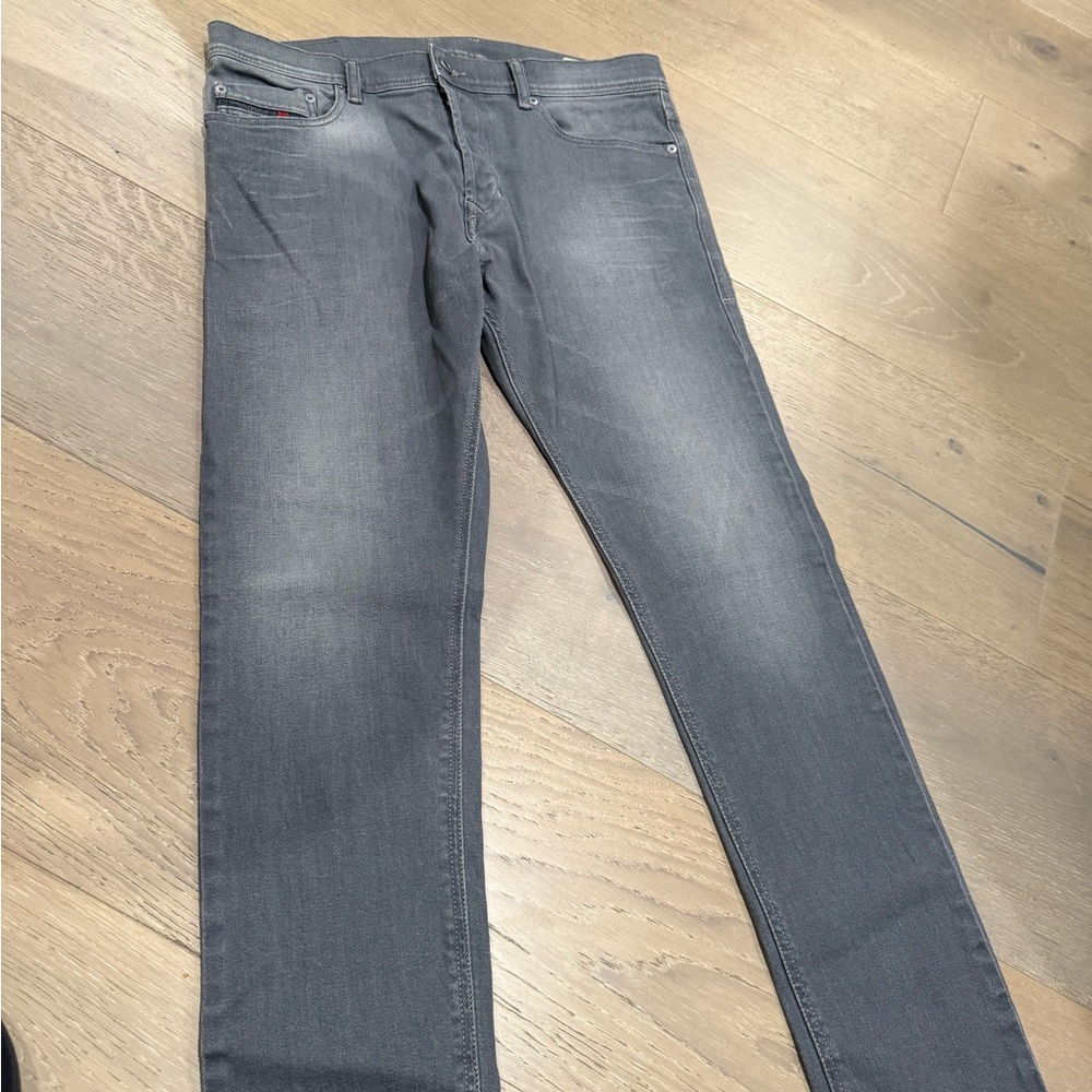 Diesel Men's Charcoal Skinny Jeans